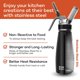 thumbnail image 2 of Dispensador de crema EurKitchen 500 ml de acero inoxidable, 2 of 8