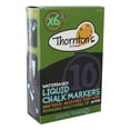thumbnail image 2 of Thornton's Art Supply Liquid Chalk Markers with Reversible Tips, Assorted Earth Tone Colors, Pack of 10, 2 of 4
