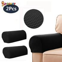 Spencer Texture Polyester Slipcover Slipcover, Black