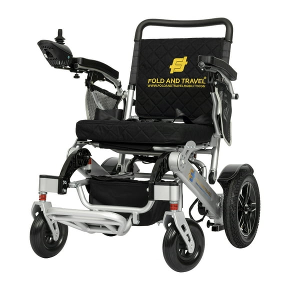 Fold And Travel Fauteuil roulant électrique pliant léger fauteuil roulant motorisé fauteuil roulant de scooter de mobilité