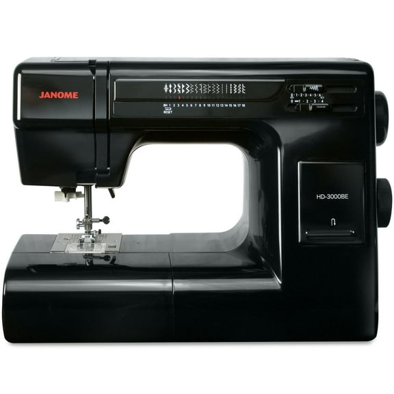 Janome HD3000BE Adjustable Sewing Machine with Exclusive Bonus Bundle