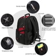 thumbnail image 3 of Mochila de viaje para portátil SHRRADOO, extra grande, 50 L, roja, 17 pulgadas, 3 of 7