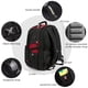 thumbnail image 3 of Mochila de viaje para portátil SHRRADOO, extra grande, 50 L, roja, 17 pulgadas, 3 of 7