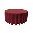 thumbnail image 1 of LA Linen TCpop132R-CranberryP28 Polyester Poplin Tablecloth, Cranberry - 132 in. Round, 1 of 4