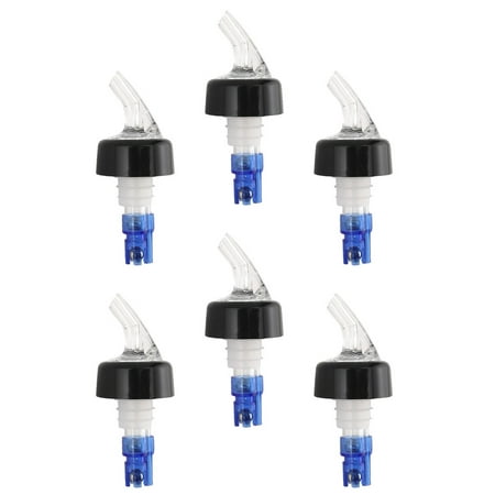 - Measured Liquor Bottle Pourers - 7/8 oz - 6 pourers