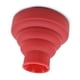 thumbnail image 4 of Difusor de secador de pelo plegable de silicona accesorio de difusor de secador de pelo plegable portátil de viaje rojo, 4 of 5