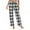 Grey, variant on Womens Casual Comfortable Plaid Prints Pajamas Wide Leg Pants Long Yoga Pants Women'S Casual Pants Xxl