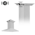 thumbnail image 2 of 48" ZLINE CrownSound Ducted Vent Island Mount Range Hood in Stainless Steel with Built-in Bluetooth Speakers (GL2iCRN-BT-48), 2 of 5