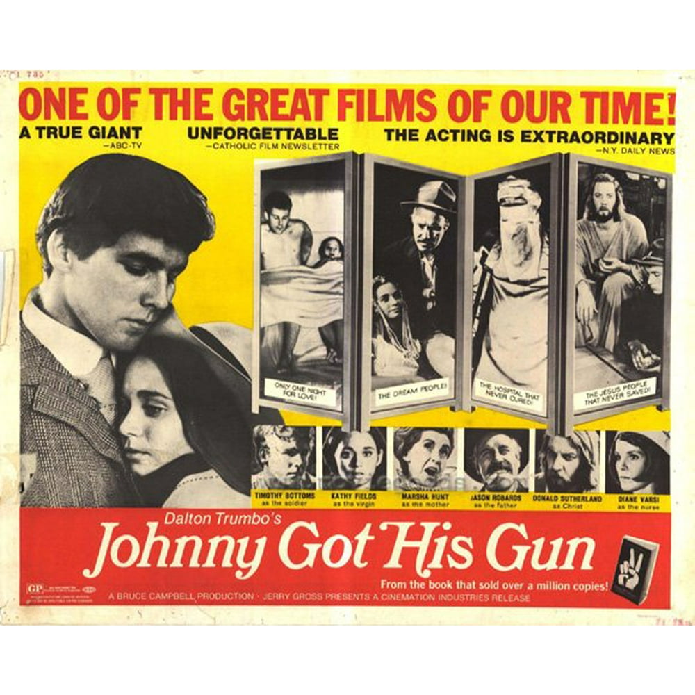 Johnny Got His Gun movie POSTER (Style A) (11" x 14") (1971