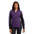 thumbnail image 1 of Chaqueta de forro polar con cremallera completa Autoridad Portuaria R-Tek Pro mujer S Púrpura jaspeado/negro, 1 of 1
