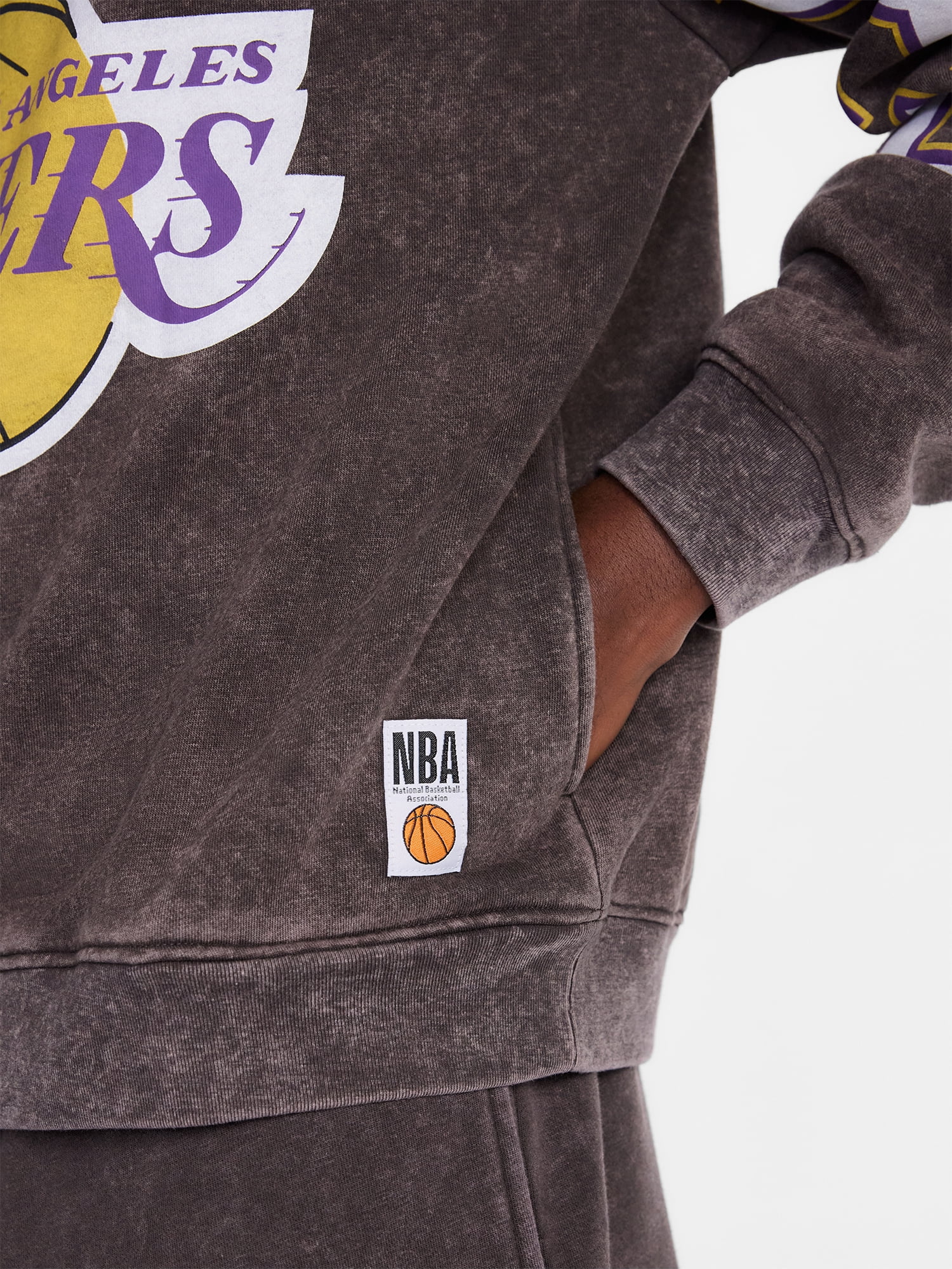 NBA, Men's & Big Men's Oversized Graphic Hoodie, Los Angeles Lakers, Sizes XS–3XL