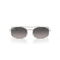 thumbnail image 1 of Ray-Ban RB3719 Oval Sunglasses, Silver/Grey Gradient Polarized, 54 mm, 1 of 4