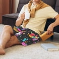thumbnail image 6 of Rocae Cat Icecream for Men's Soft Sleep Pajama Shorts, Waistband and Pockets, 6 of 9