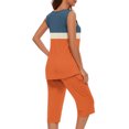 thumbnail image 5 of Womens Sweat Suits 2 Piece Set Clearance Lounge Sets for Women Pajama Sleeveless Sets for Women 2 Piece Matching Pj Sets Summer Outfits, 5 of 5