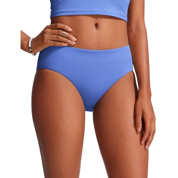 Bombacha de Bikini CRZ YOGA de Cintura Media con Cobertura Completa Talle Grande