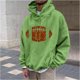 thumbnail image 1 of Sudadera con capucha para hombre, estilo casual, con cuello redondo, estampado, manga larga, blusa de poliéster, 1 of 6