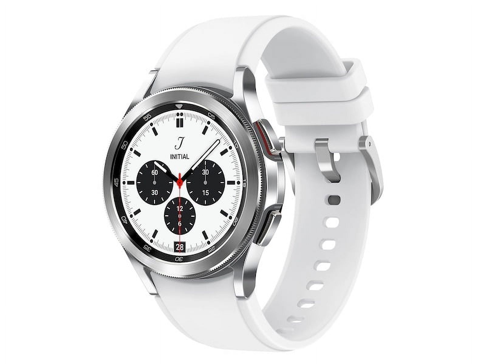 Samsung Galaxy Watch4 Classic 42mm Smart Watch w/ Bluetooth, Stainless Steel, Silver - image 3 of 6