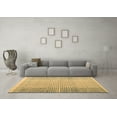 thumbnail image 3 of Ahgly Company Indoor Rectangle Abstract Brown Modern Area Rugs, 2' x 5', 3 of 4