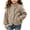 Kids Jacket - Brown, variant on Samdudou Toddler Girls Fleece Jackets Fuzzy Sherpa Coats Button Down Fall Winter Warm Outerwear Kids Plush Stand Collar Layering Clothes Size 6M-3 Years