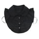 thumbnail image 2 of Blusa de media camisa con cuello falso para mujeres y niñas, babero con cuello extraíble y desmontable de retro Cuello redondo negro Soledad Cuello falso para mujer, 2 of 10