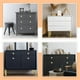 thumbnail image 4 of Cubierta de pierna de muebles Uxcell, paquete de 4 tapas redondas de metal para piernas, ideal para sofá, mesa, silla (4", tono dorado), 4 of 5