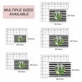 thumbnail image 6 of Flower Wreath Outdoor Rug 3x5 Ft, Non Slip Washable Area Rug, Farmhouses Bow-Knot Black Stripes Patio Rugs Carpet Runner, Large Floor Mat for Indoor/Outdoor Deck Porch Camping, 6 of 8