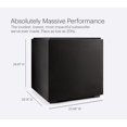 thumbnail image 3 of Definitive Technology Descend DN15 subwoofer de 15" - Nueva arquitectura 3XR y control de fase inteligente, amplificador de clase H de pico de 1500 W y (2) radiadores de graves de 15" acoplados a pres, 3 of 5