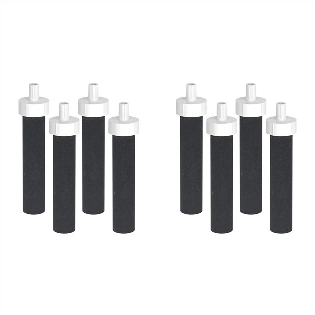Repuesto para Filtro de Agua , Filtro de Botella de Agua BB06 de Lado Duro, Filtro de Botella Deportiva y de Acero Inoxidable, Paquete de 8