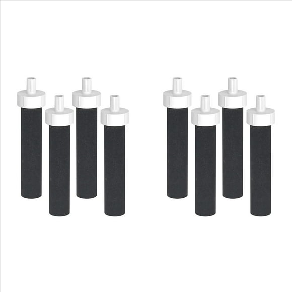Repuesto para Filtro de Agua , Filtro de Botella de Agua BB06 de Lado Duro, Filtro de Botella Deportiva y de Acero Inoxidable, Paquete de 8