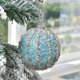 thumbnail image 3 of Adornos de bolas de Navidad Bolas de lentejuelas 5pc Decoraciones navideñas inastillables Bolas de árbol para la decoración navideña de la fiesta de bodas (azul) oso de fresa Electrónica, 3 of 6