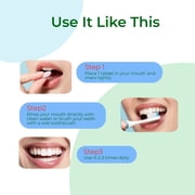 GlorySmile Toothpaste Tablets, Dual-Purpose for Brushing & Rinsing Teeth, 30 Count Travel-Sized, Mint Flavor