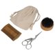 thumbnail image 2 of Bigote Styling Kit Cepillo de barba Peine de barba de madera Tijeras de bigote Barba Grooming Kit, 2 of 8