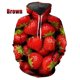 thumbnail image 3 of Sudadera con capucha de frutas tropicales y limón para hombre, sudadera con estampado 3D de aguacate y kiwi, ropa para mujer, sudaderas con capucha de moda Harajuku y2k, 3 of 5