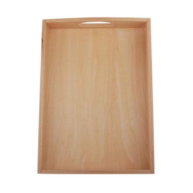 Bandeja de madera para actividades: bandeja organizadora de juguetes, bandeja para servir, para manualidades, , pintura, bandeja organizadora de almacenamiento de juguetes para y Baoblaze Bandeja Montessori para niños pequeños