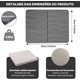 thumbnail image 2 of Tapete de Baño de Diatomeas Tapete de Piedra para el Baño Alfombra de Baño Antideslizante Superabsorbente con Secado Rápido y Fácil Limpieza (Gris Oscuro), 2 of 4