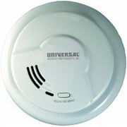 USI Universal Security Instruments 976LR 9V Smoke and Fire Alarm with Quick Change Battery Installation