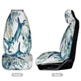 thumbnail image 2 of Leaves With Hammerhead Shark Car Seat Covers Front Seats Universal Fit for Cars SUV Truck Auto Interior Accessories, 2 of 3