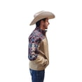 thumbnail image 3 of Hooey Tan Multi Color Aztec Pattern - Mens Jacket  - Hj109Tnaz, 3 of 4