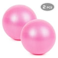 thumbnail image 1 of 25cm 2 Pcs Yoga Ball Anti-burst Thick Stability Ball Mini Pilates Barre Physical Ball, 1 of 7