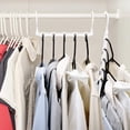 thumbnail image 3 of 10 perchas mágicas que ahorran espacio, organizador inteligente para guardar ropa, ahorra espacio en el armario con plástico resistente para ropa pesada, 3 of 8