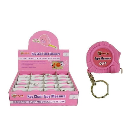 Diamond Visions Max Force 2221081 Pink Keychain Tape Measure Multipack (3 Tape (Best Tape Measure In The World)