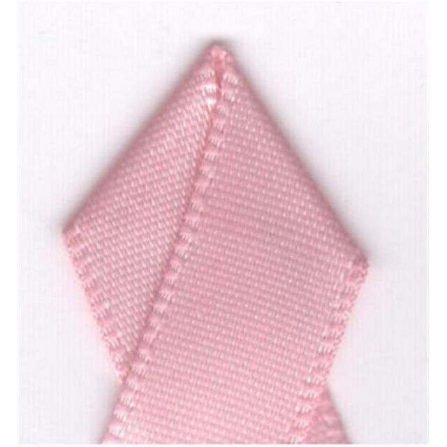 Papilion R074300120150100Y Ruban Satin Simple Face de 0,5 Po, 100 Verges - Rose