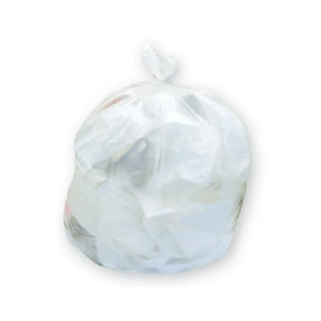 JAGUAR PLASTICS Nonperforated Coreless Can Liner 30-Gallon, 10 Micron in Clear