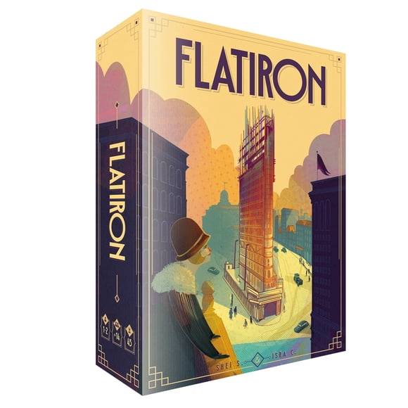 Juego de mesa Ludonova Flatiron Build New York Skyscraper