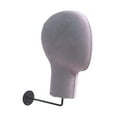 thumbnail image 3 of Stgfyxgs Mannequin Head Wall Mount for Hats Caps, Foam Mannequin Head Model Holder for Hairdresser,Cowboy Hat,Salon Black, 3 of 9