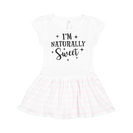 

Inktastic Im Naturally Sweet Diabetes Awareness Gift Toddler Girl Dress