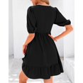 thumbnail image 3 of Vestido BTFBM Spring Empire Cintura para Mujer 2025 Verano Negro, 3 of 9