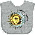 thumbnail image 3 of Inktastic Summer Solstice Sun and Moon Boys or Girls Baby Bib, 3 of 4