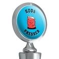 thumbnail image 2 of Soda Pressed Pun So Depressed Funny Humor Wine Bottle Stopper, 2 of 9