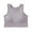 Gray, variant on Bigersell Sports Bra Women's Sport Yoga Bra One-piece Back Sport Bra No Underwire Yoga Vest Female Molded Bra Women's Plus Polyester Bralette Bra Style 1429, Gray XL